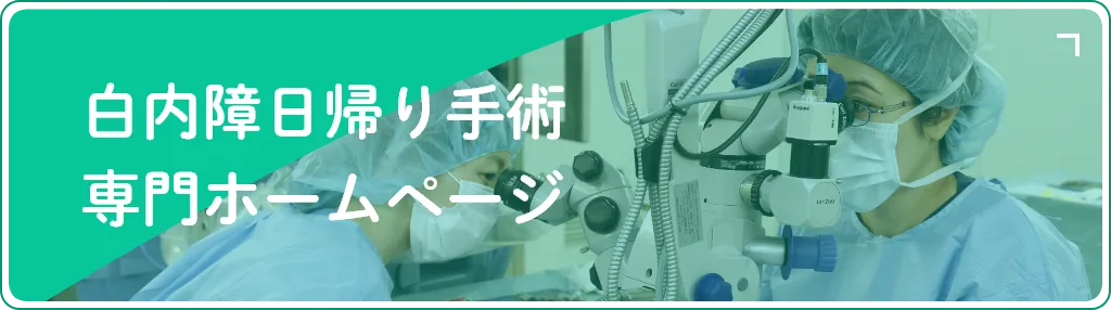 白内障日帰り手術専門ホームページ